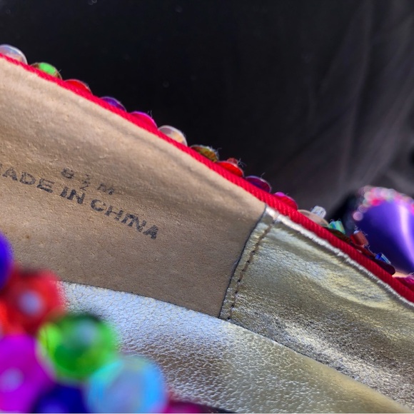 Vintage J. Renée hand-beaded pumps sz 8.5M w/matching bag 1988 NIB - Picture 8 of 16